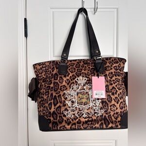 Juicy Couture Carry All Tote Zippered Bag